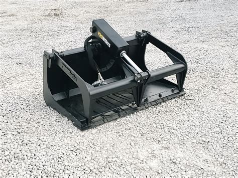 grapple bucket for mini skid steer|mini skid steer grapple attachment.